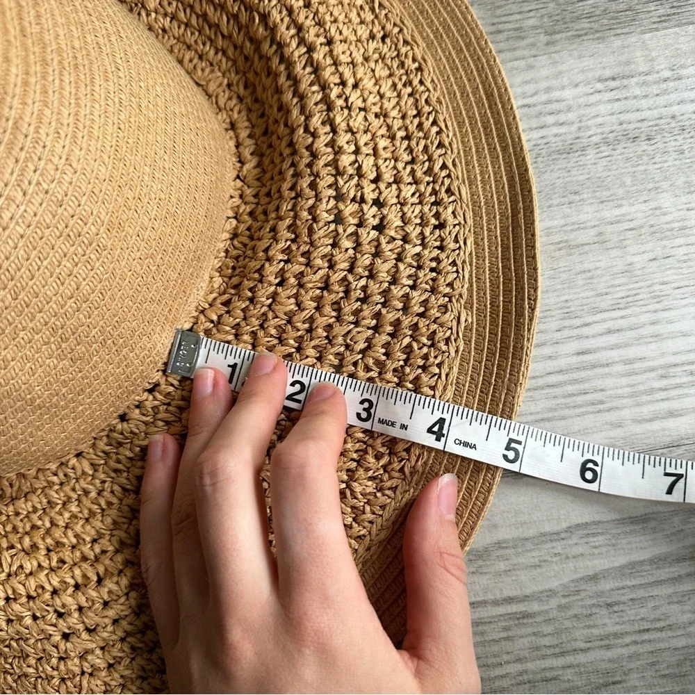 J. Crew Tan Paper Sun Hat